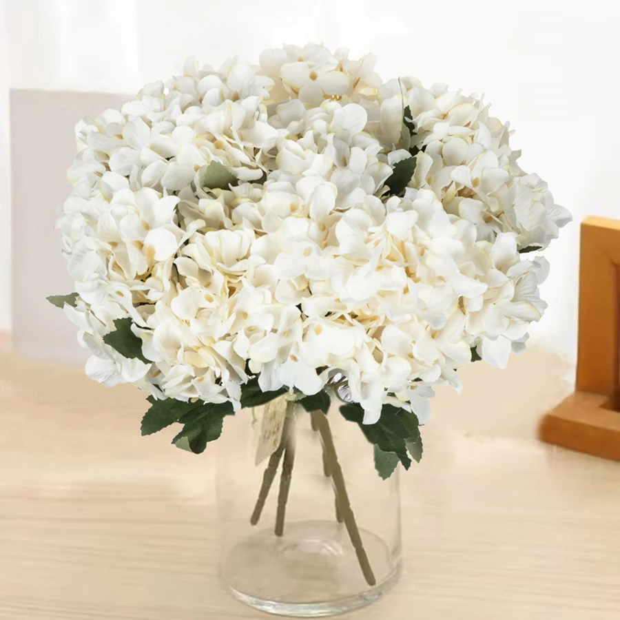 

1Pc Silk Artificial Flowers Hot Sale Hydrangea Wedding Bridal Bouquet Holiday Home Garden Wall Festival Diy Gift Box Decor Cheap