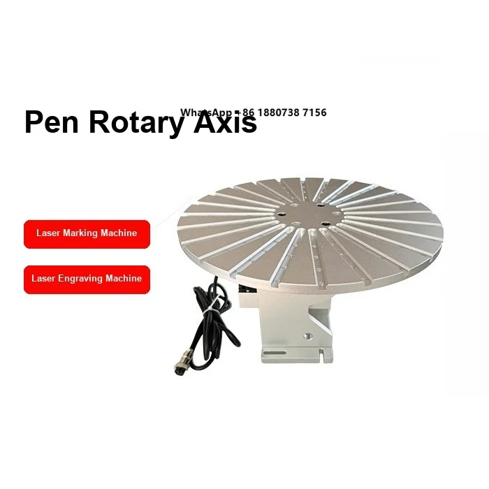 Marhing Machine Accessory Rotary Axis for Pen Engraving Turntable / Rotary Disk / Multi-Station Rotary Axis 1 Year