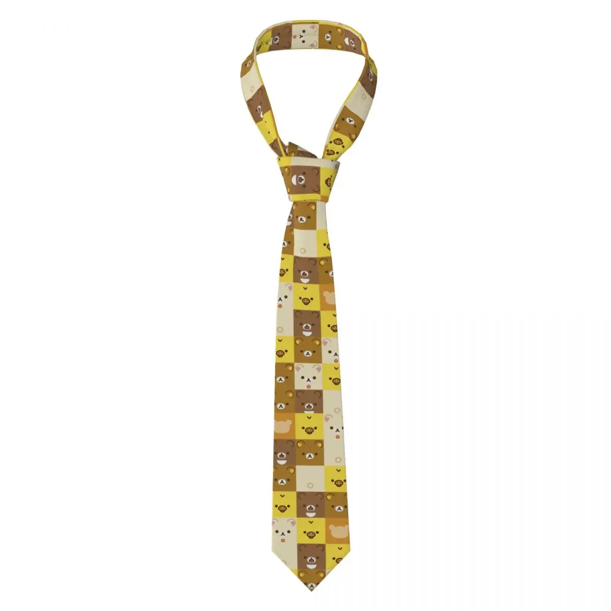 

Rilakkuma милые галстуки унисекс, модный полиэстер, 8 см, узкий галстук для мужчин, повседневная одежда, реквизит для косплея Gravatas