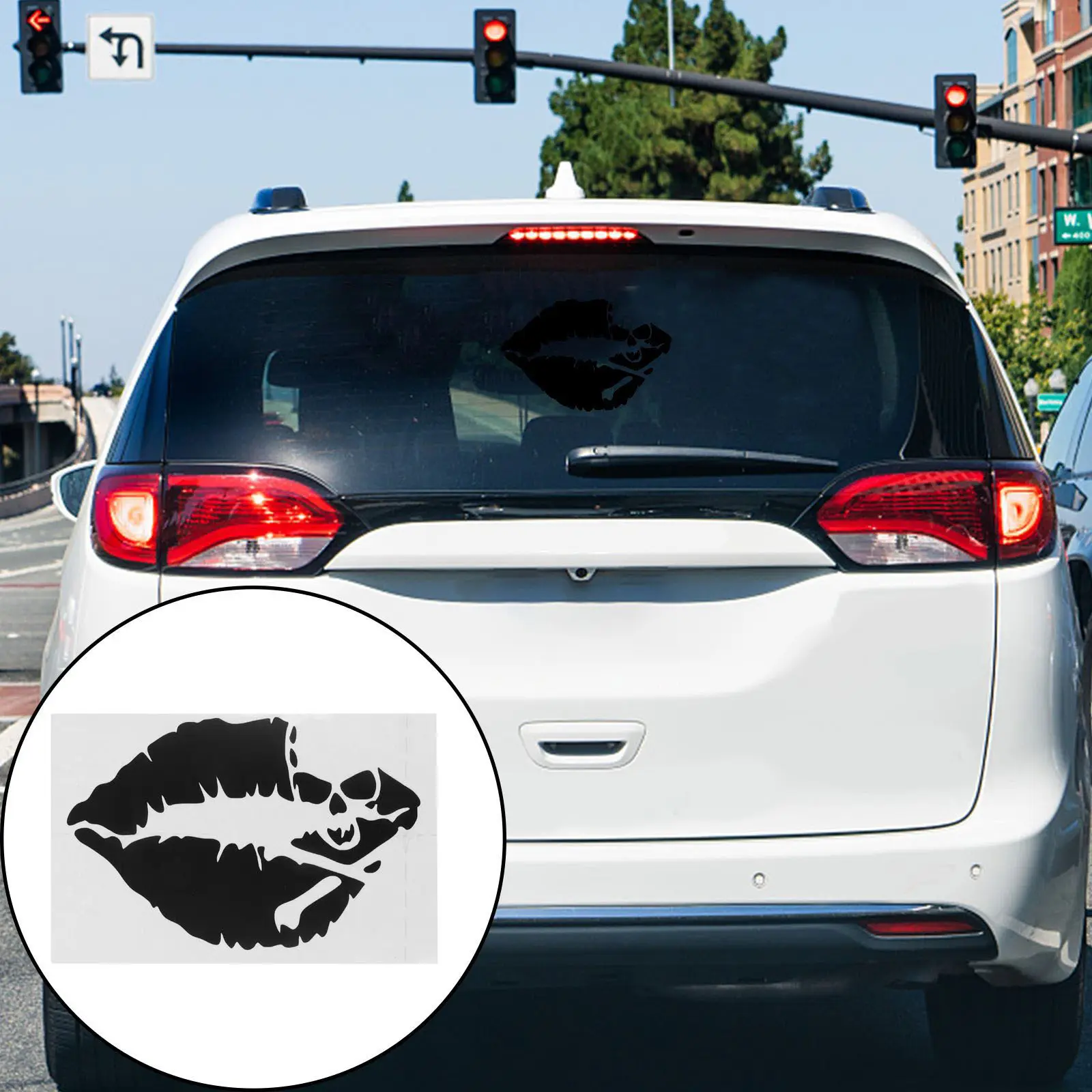 

2 шт. автомобильных наклеек: сексуальные декоративные стикеры для авто, водонепроницаемые, термостойкие, забавные автоаксессуары, идея для подарка