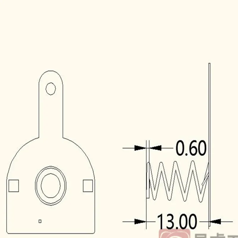 100pcs 18650 battery pack 16MM*18.5MM spring contact piece battery box positive and negative single pole battery 50pairs
