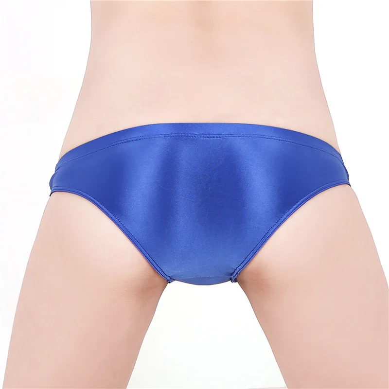 9 color style Smooth Shiny Sexy Unisexy Men and Women Hot Briefs Underwear One Piece Large Size Panties