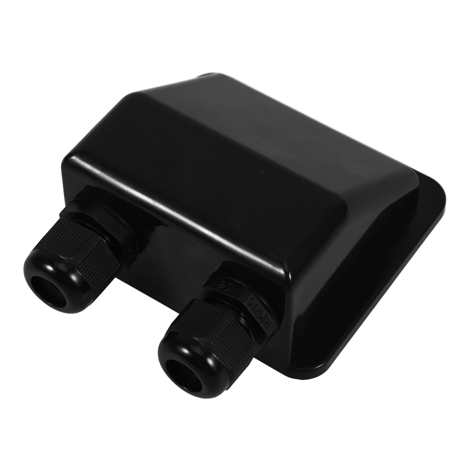 

Solar Photovoltaic Junction Box Dual Holes Cable Entry Gland Panels Cables RV Parts Waterproof ABS Material Easy Install Solar