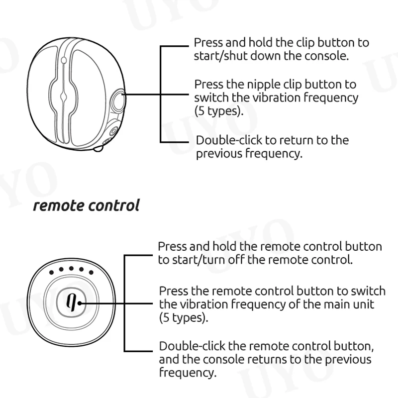 BDSM nipple vibrator nipple clip wireless remote control vibrator silicone nipple clip sex toy woman adult sex toy