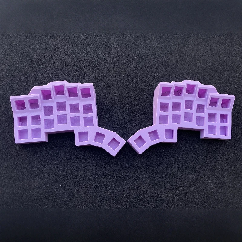 Corne 3D Split Keyboard Kit Custom Wireless 2.4G Single-mode VIAL 3x6 Keyboard 42key Combo+tap_dance+macro 3D Printing Keyboard