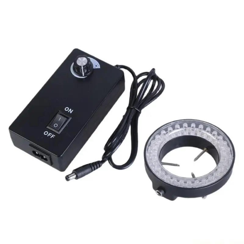 A2BE – anneaux lumineux LED réglables, adaptés aux Microscopes, 60 LED, éclairage blanc, recherche scientifique réparation