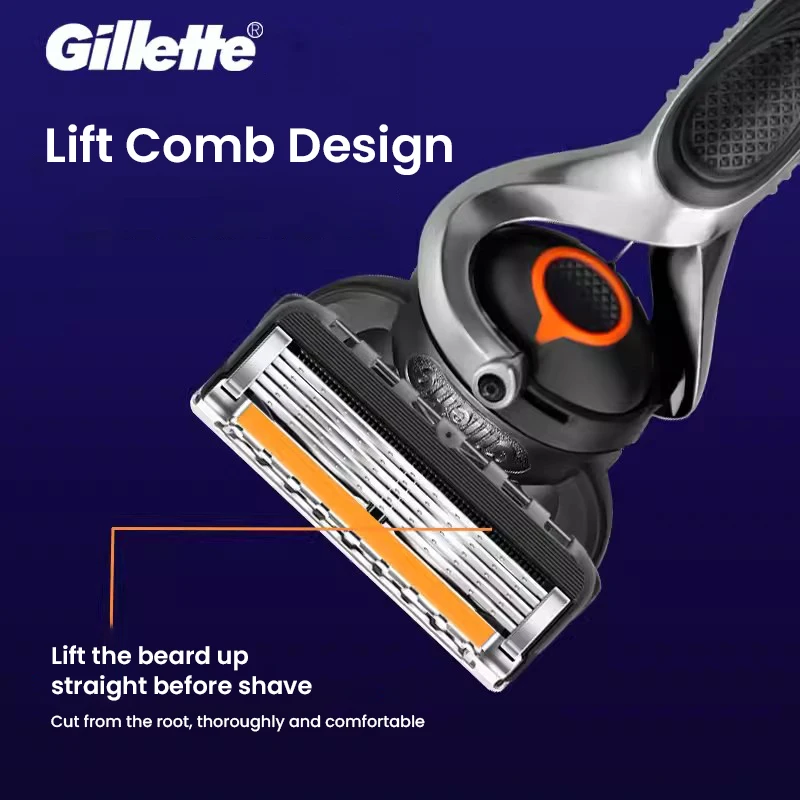 Gillette-Rasoir Profoetal pour Homme, Module d\'avant ball, 5 Couches Progressives, Ultra Mince, Sphérique, KT5