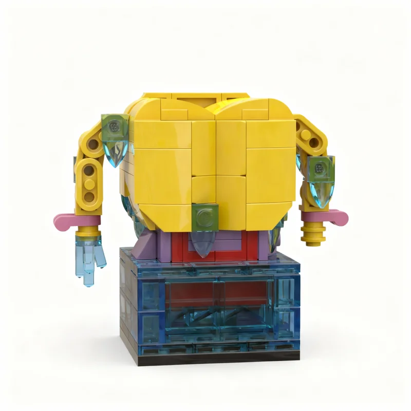 236pcs MOC BrickHeadz Chillie Millie - Garbage Pail BricKidz Model Building Blocks Christmas Gift Toy Birthday 3D Craft Idea
