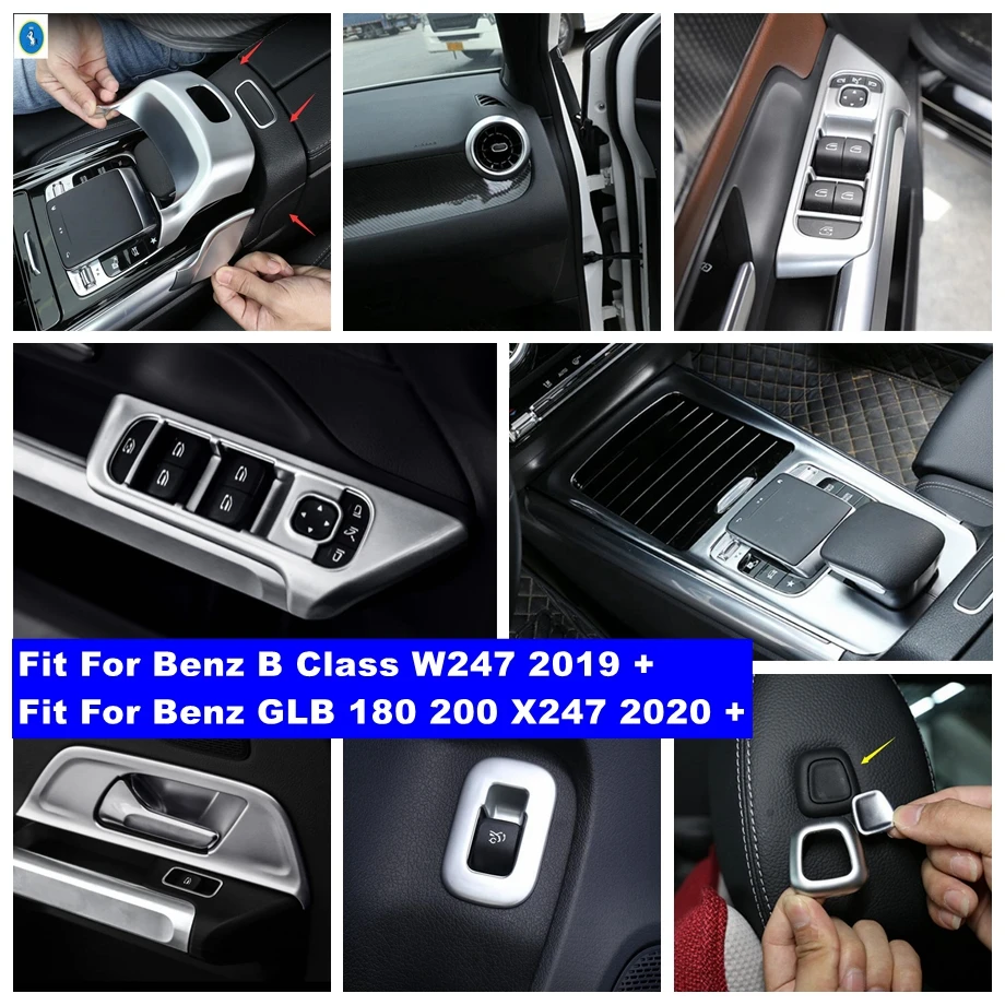 

Matte Gear Panel Air AC Cover Trim For Benz B Class W247 2019 - 2022 / GLB 180 200 X247 2020 - 2024 Accessories Interior Refit