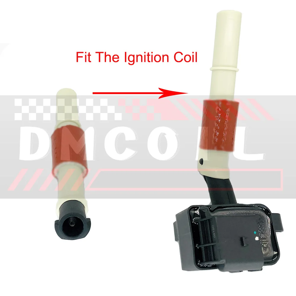 4 ชิ้นคอยล์จุดระเบิดรองเท้าสําหรับ MERCEDES-BENZ A160 B180 C200 E260 GLA SLC SLK 1.6 2.0 M270 M274 2011- 2701590042   ก 2741590142