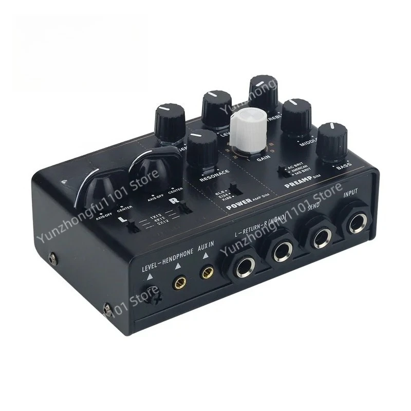 Black / White  SIM BOX Electric Guitar Amp Simulator Cabinet Simulator DI Stomp Box Effect Pedal