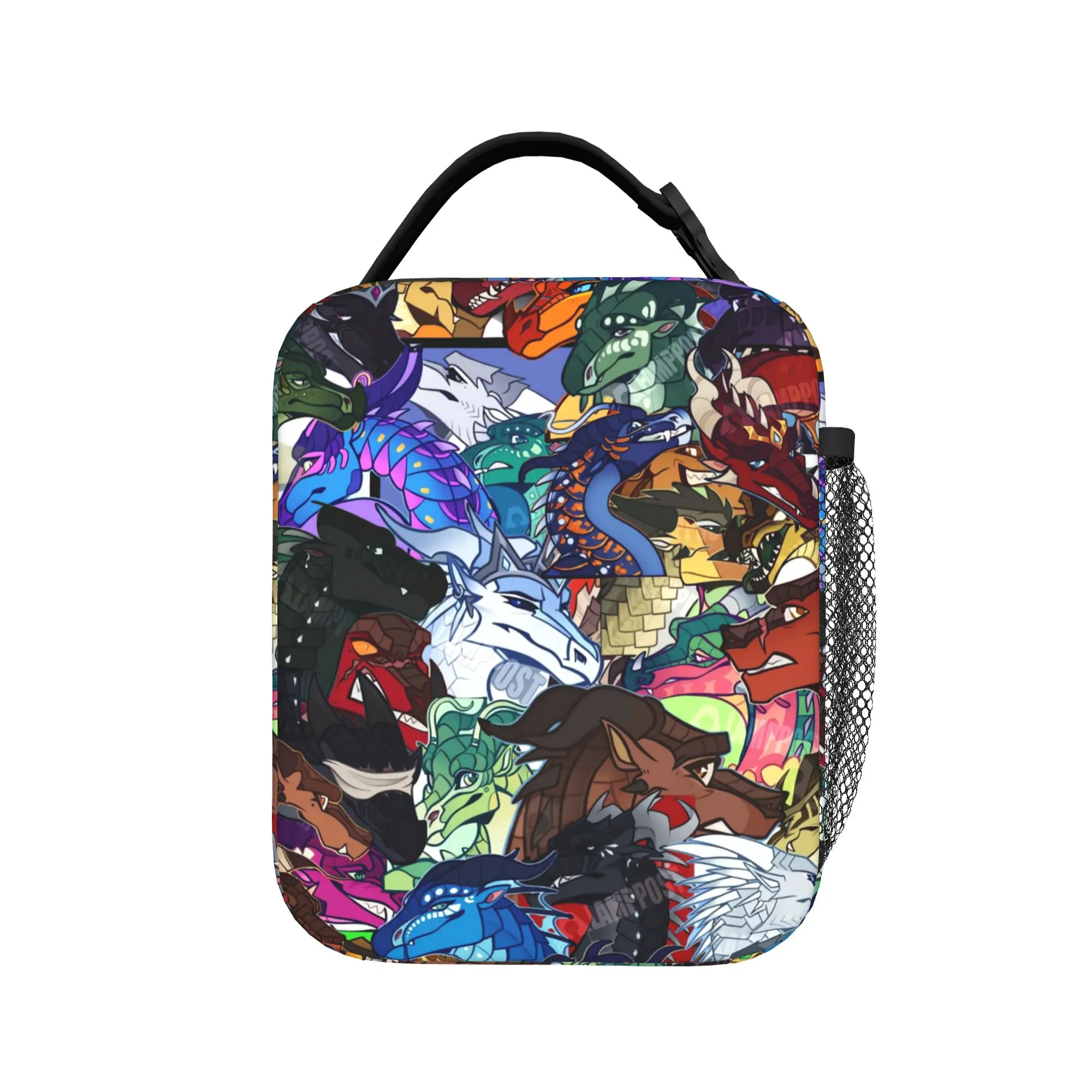 Wings of Fire Lunch Bag  Office Lunch Box For Women Fashion Graphic Thermal Lunch Bags Oxford Portable Insulated Cooler Bag