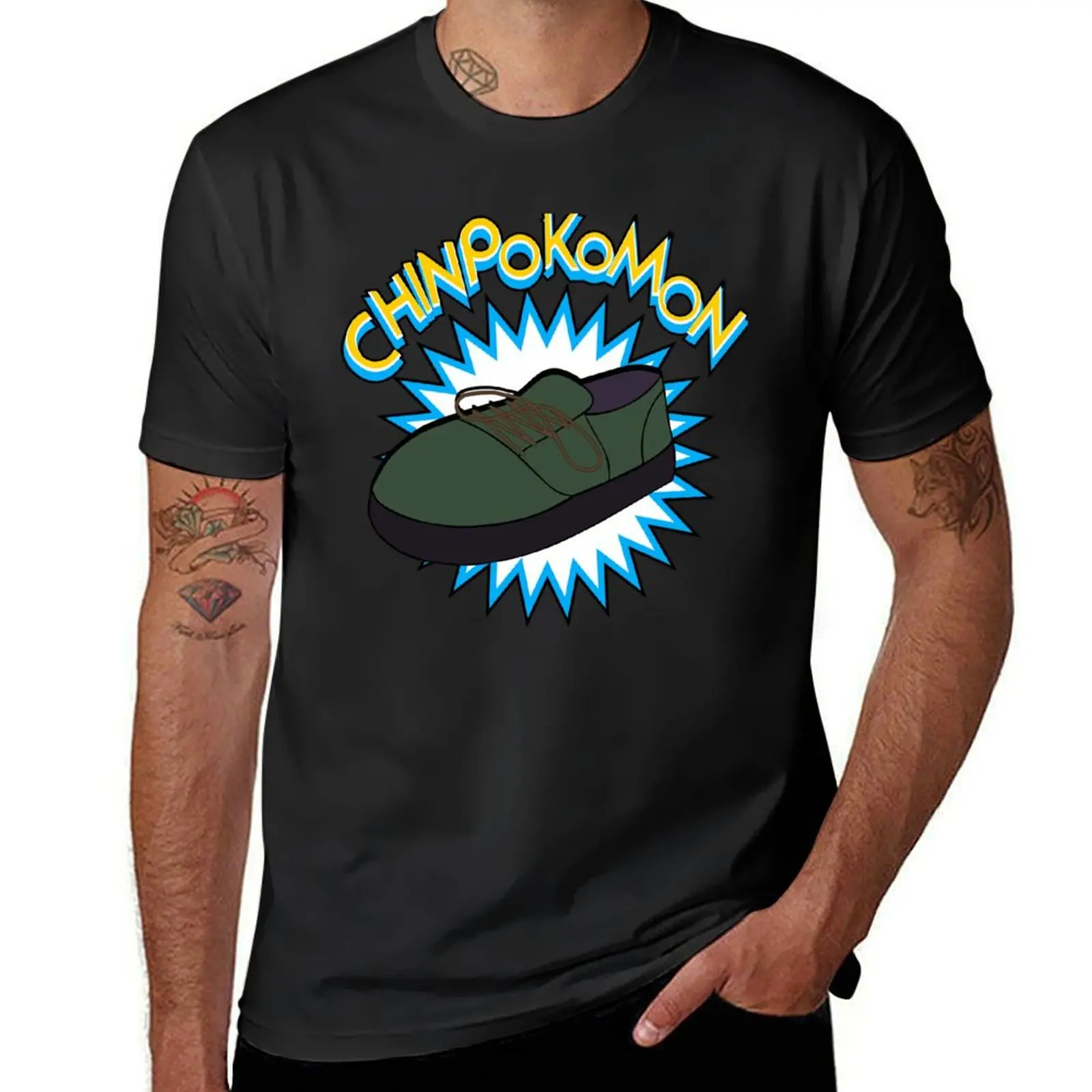 

Chinpokomon T-Shirt quick-drying for a boy plain black t shirts men