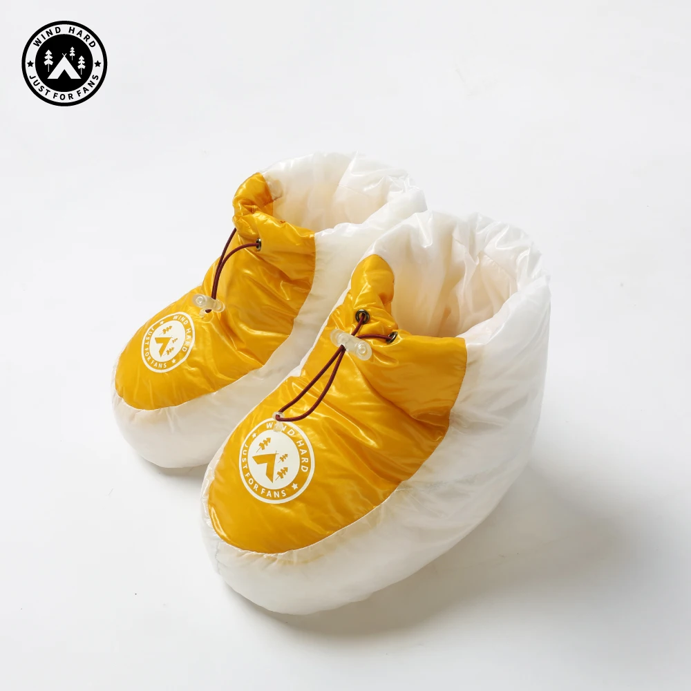 AEGISMAX WIND HARD 10D 800FP Ultralight Down Shoes Cover S M L Tent Slippers Winter Warm Booties Sleeping Bag Foot Socks