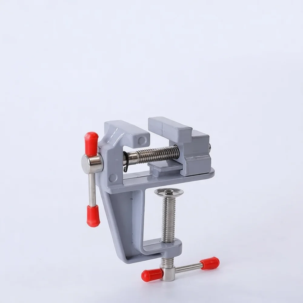 Mini Table Vise Aluminum Alloy Bench Clamp Worktable Holder Tool For Jewelry Model Making Repair Precision Handheld Vise