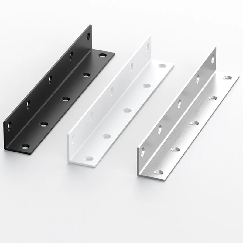 1Pcs L-Shaped 90 Degree Angle Corner Brackets Stainless Steel Corner Brace Fastener Wall Brackets Hanger for Shelves,Table,Chair