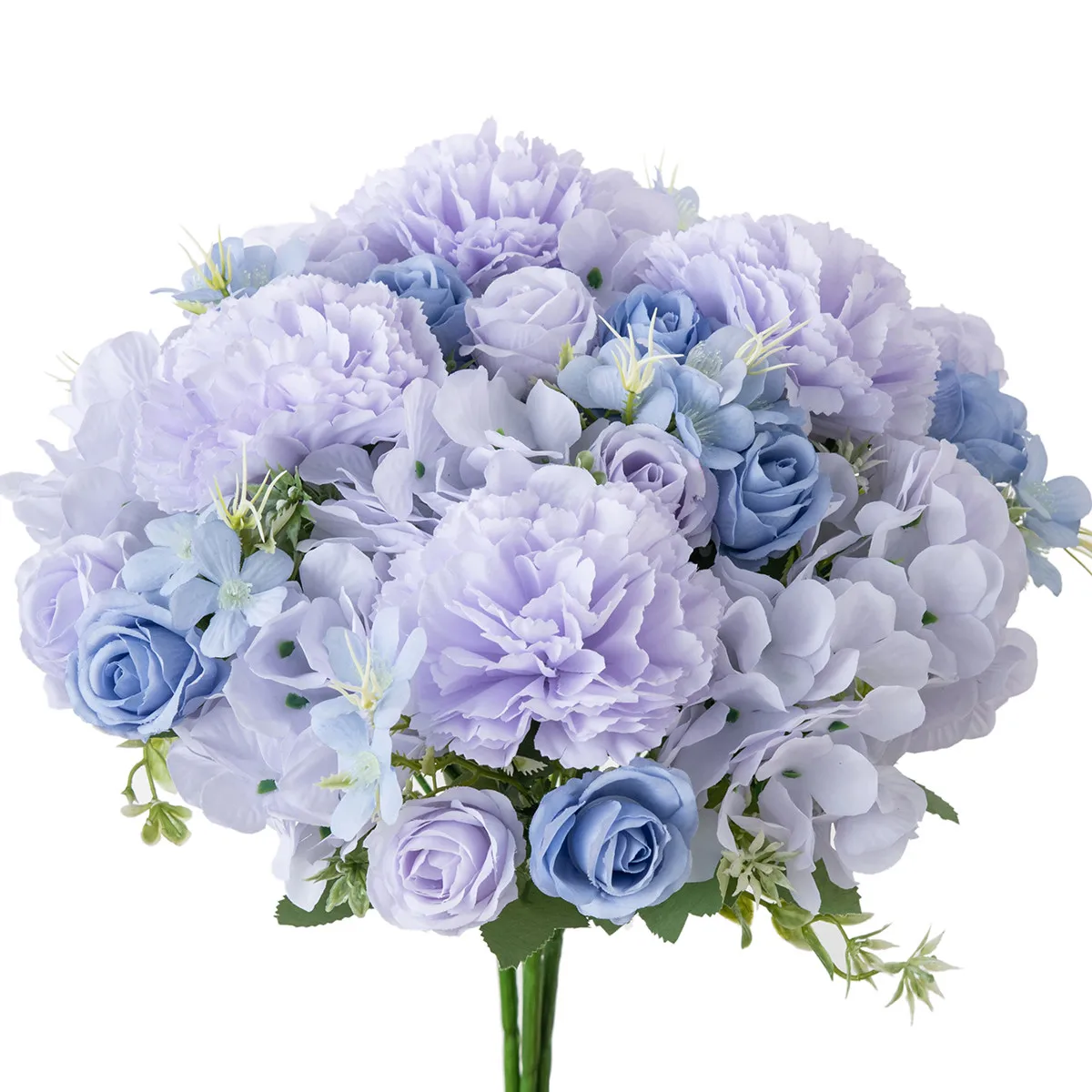 6 Stück künstliche Blumen für Festivals, Hochzeiten, Brautsträuße, Kränze, für Zuhause, Zimmer, Tisch, handgefertigte Dekoration, für den Außenbereich, Garten, DIY, Geschenkzubehör – Detail 5