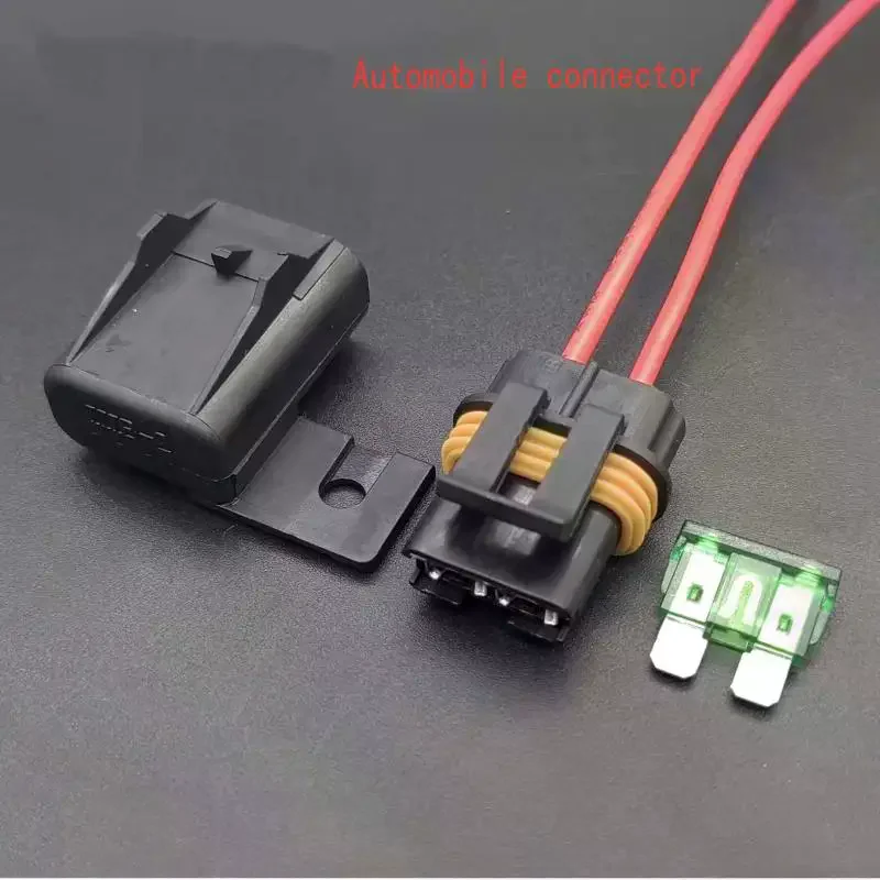 Car Fuse Holder 30A Waterproof 12V Heavy Duty Fuse Socket for Auto RV Truck Trailer Commercial Delivery Vehicle Use