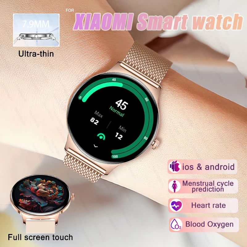 

Smart Watch Women Heart Rate Blood Pressure Monitoring Bluetooth Call IP67 watches for woman Waterproof watches for woman