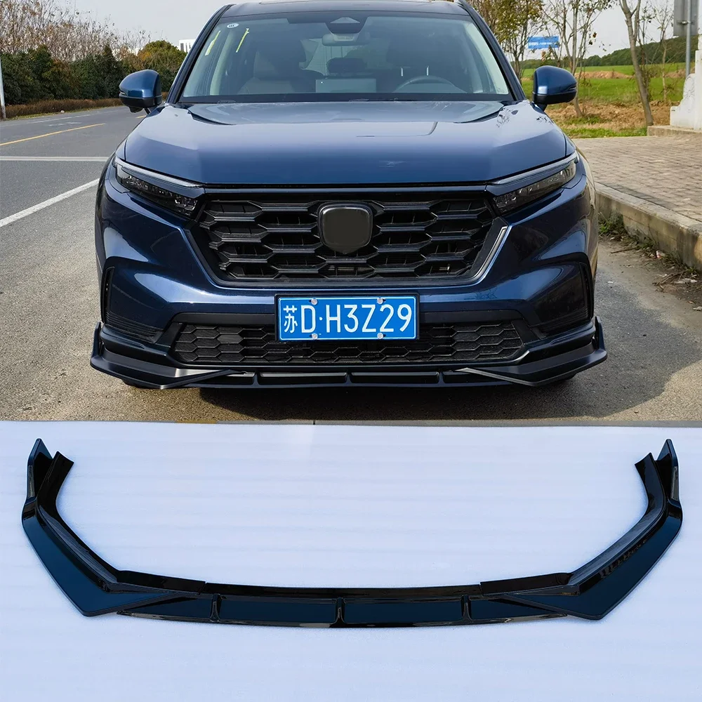 

For Honda CRV 2023 Year Car Front Bumper Chin Tail Bodykit Lip Modification On Bumper Spoiler Chin Matte Black Chin Watermark