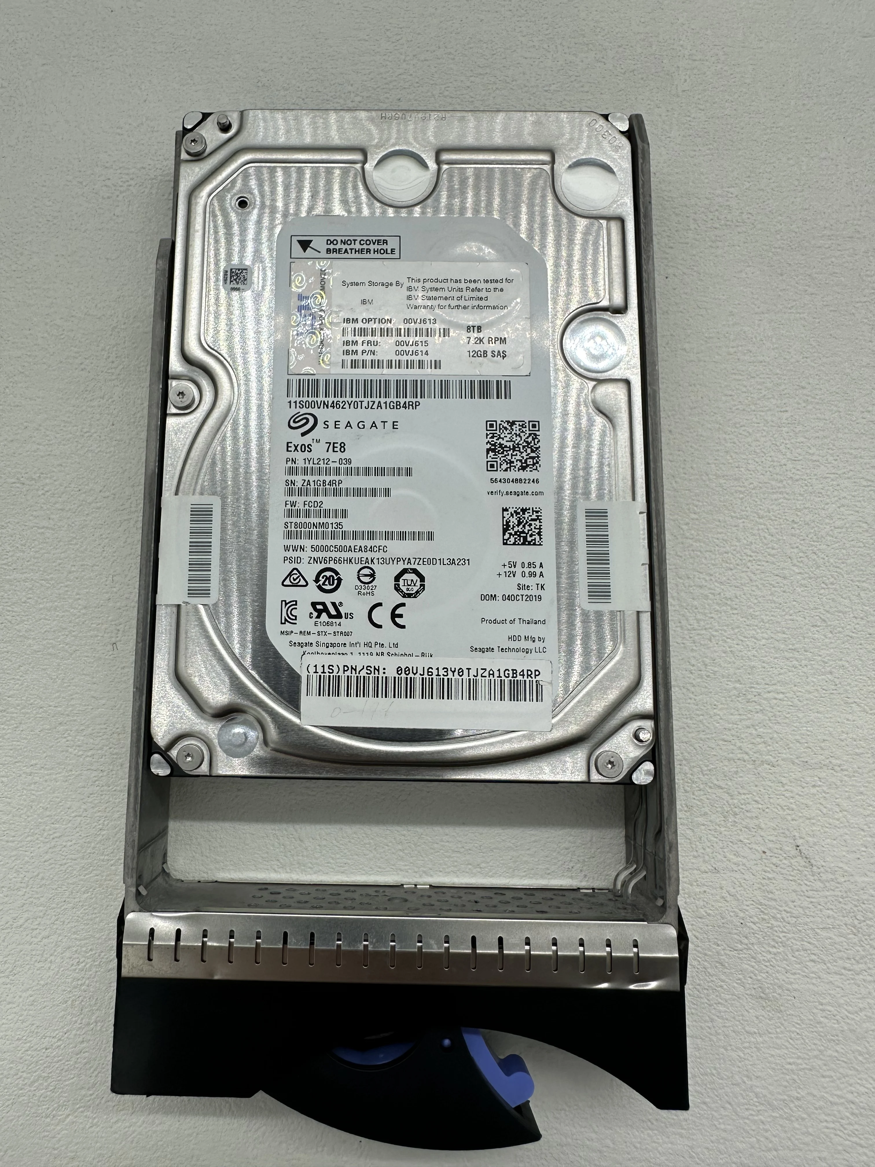 

ST8000NM0135 8TB 7200RPM SAS 12Gb/s 3.5-Inch 256MB Cache Enterprise Hard Drive Second-Hand
