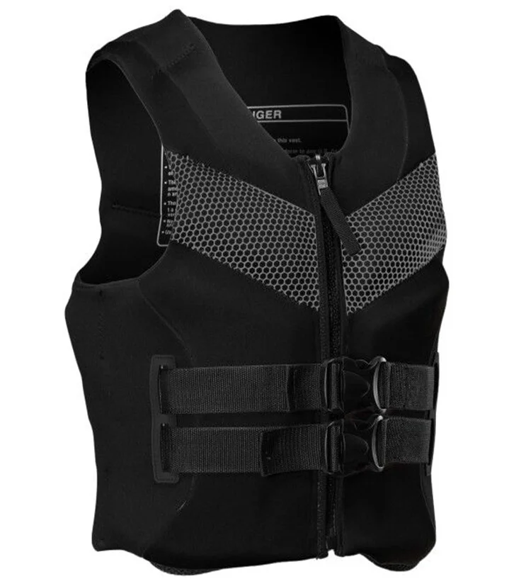 Life Jacket Neoprene Buoyancy Swimming Drifiting Boating Kayaking Vest for Adult Men Women Water Sports Kayak Life Vest