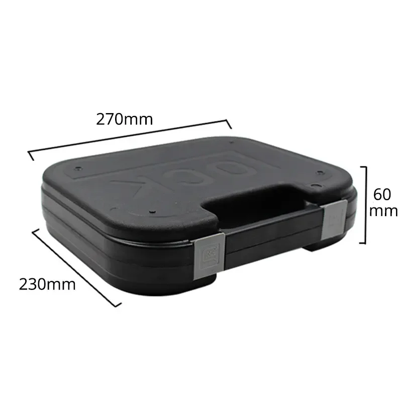 Tactical Glock Gun Safety Carrying Box Kublai Pistol Suitcase Gun Accessories Safety Storage Case Hard Case for Hunting Tools