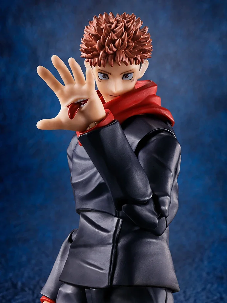 In Voorraad Bandai S.h.f Jujutsukaisen Yuji Itadori Originele Echte Anime Figuur Model T Shf Speelgoed Jongen Actie Figuur Collectie Pop