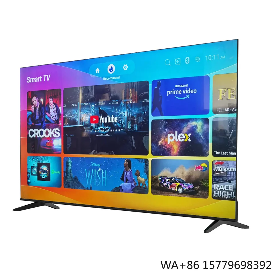 Original Brand New 55Inch LED Smart HD Flat Television Screen NoFrame 60Hz Refresh 4K  Android Wireless WiFi for Hotel Use