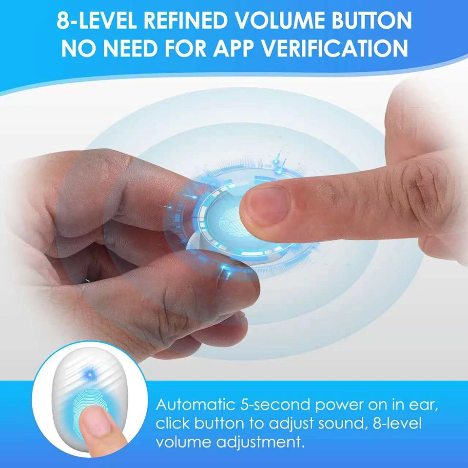 16 Channel Hearing Aid TWS Magnetic Digital Display With Noise Reduction Function Suitable For Mild To Moderate Hearing Loss