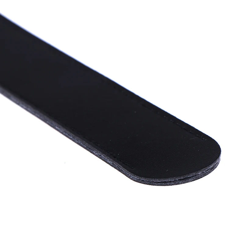 Pu Leather Handcrafted Single Pen Pencil Bag Holder Storage Sleeve Pouch Black