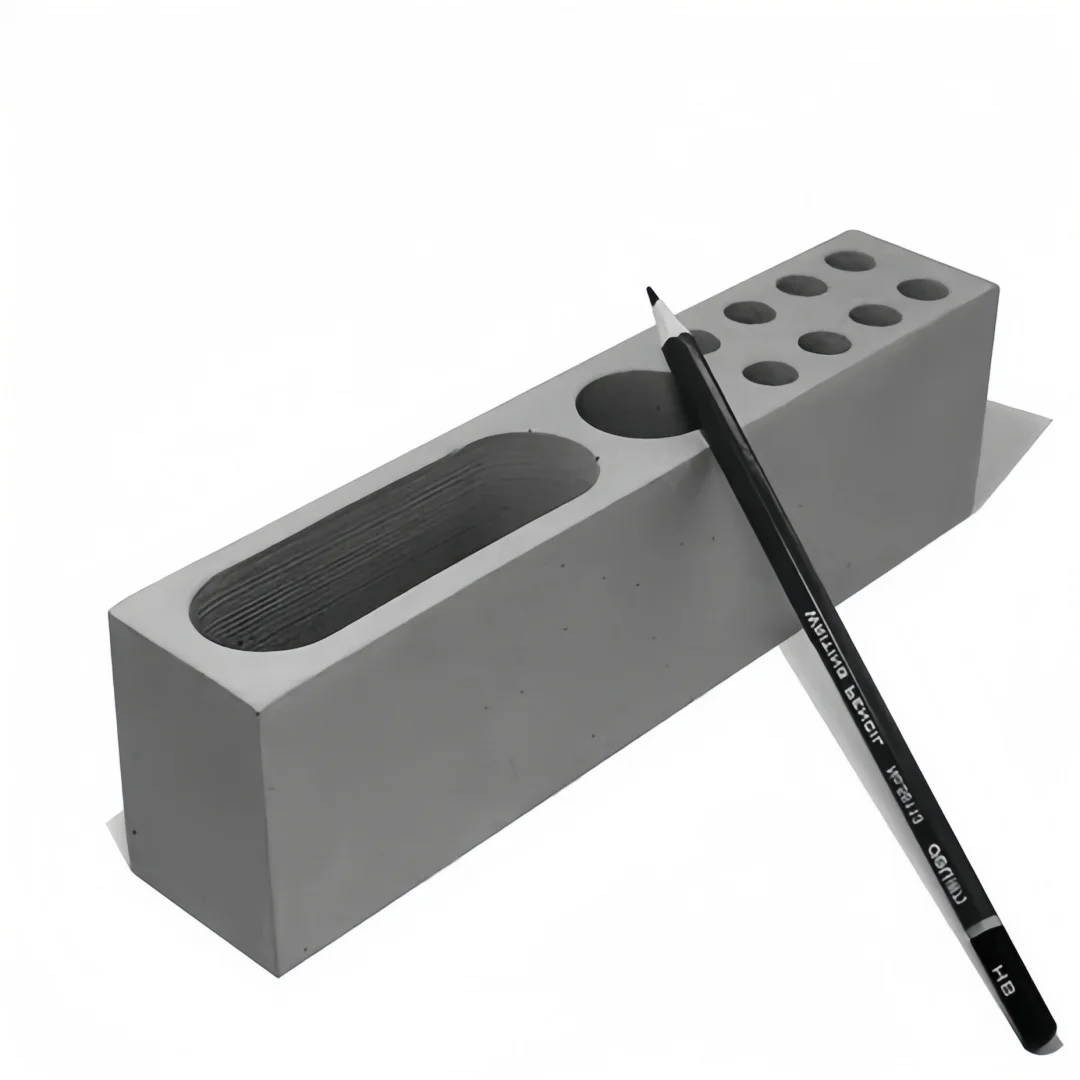 DIY Concrete Cement Pen Holder Silicone Mold Office Desktop Decoration Business Card Storage Box Gypsum Epoxy Resin Mould