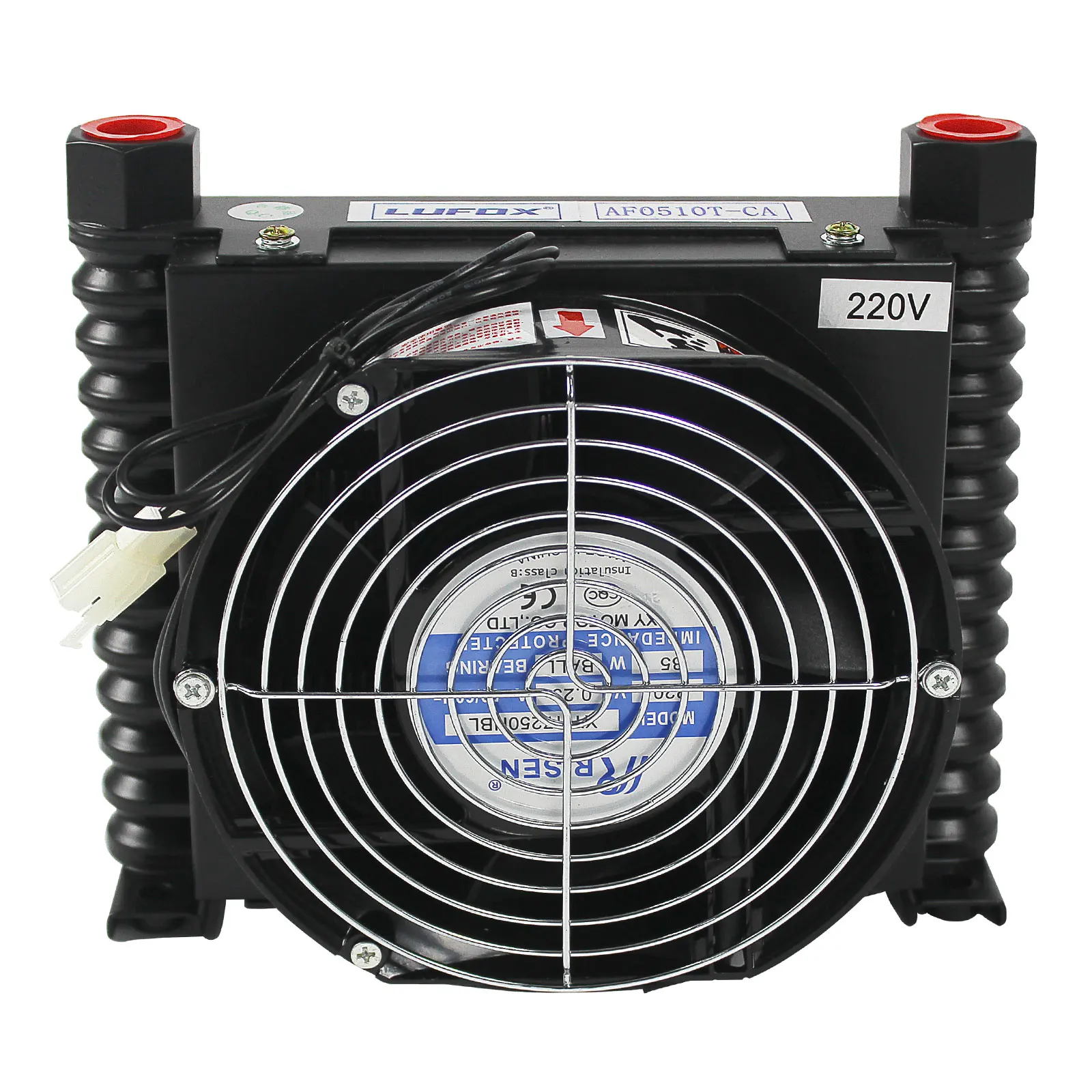 

AF0510T-CA 10L/Min Hydraulic Cooler Air Cooled Oil Radiator Heat Exchanger for VP20 VP30 Vane Pumb for CNC Hydraulic System