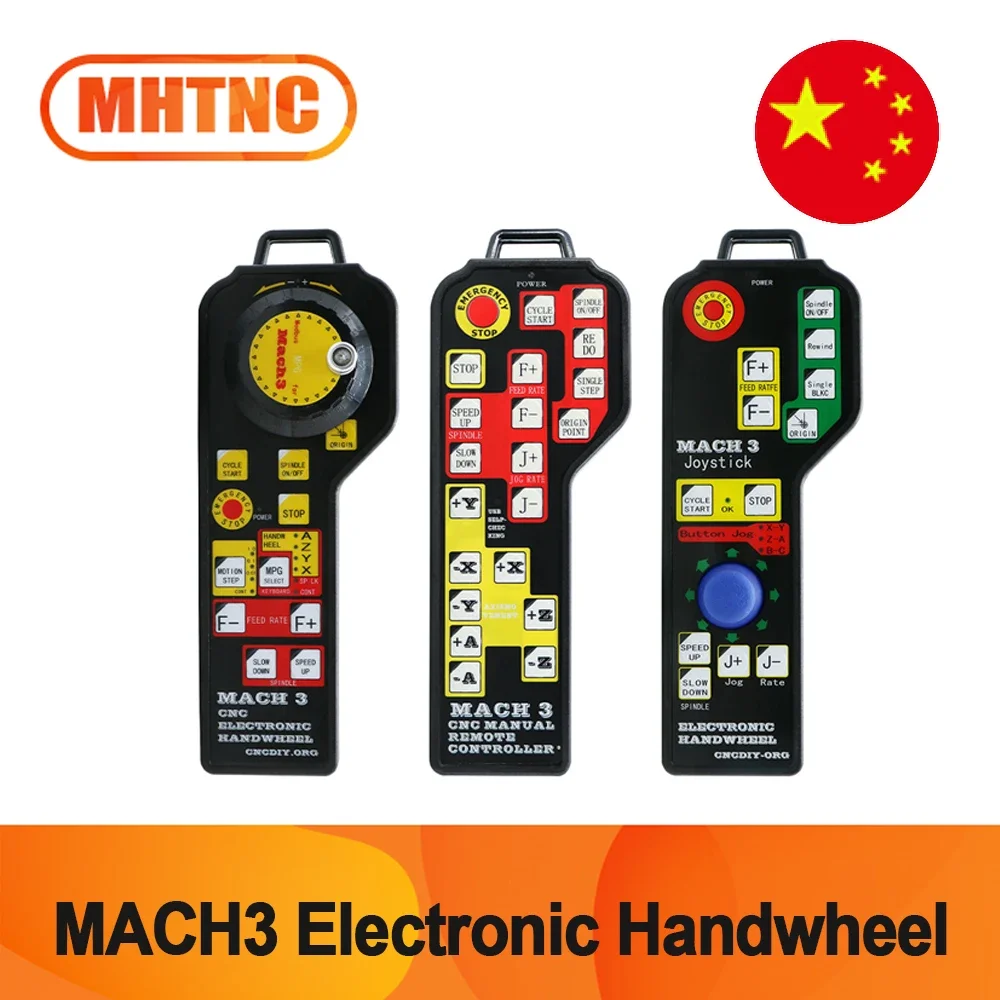 4 Axis 6 Axis Electronic Handwheel MACH3 USB MODBUS MPG CNC Engraving Machine Motion Card Interface Board  Pulse Generator