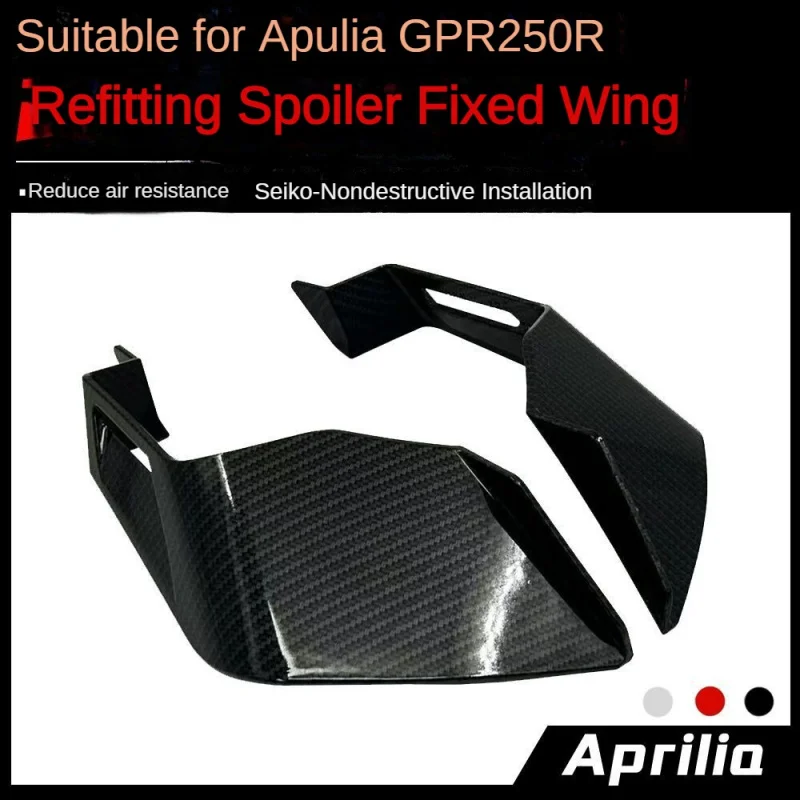 

For Aprilia GPR250R/GPR150R Racing Wind Wings & Aerodynamic Cowling Kit Universal Fit for RS660 Models Spoiler Accessories