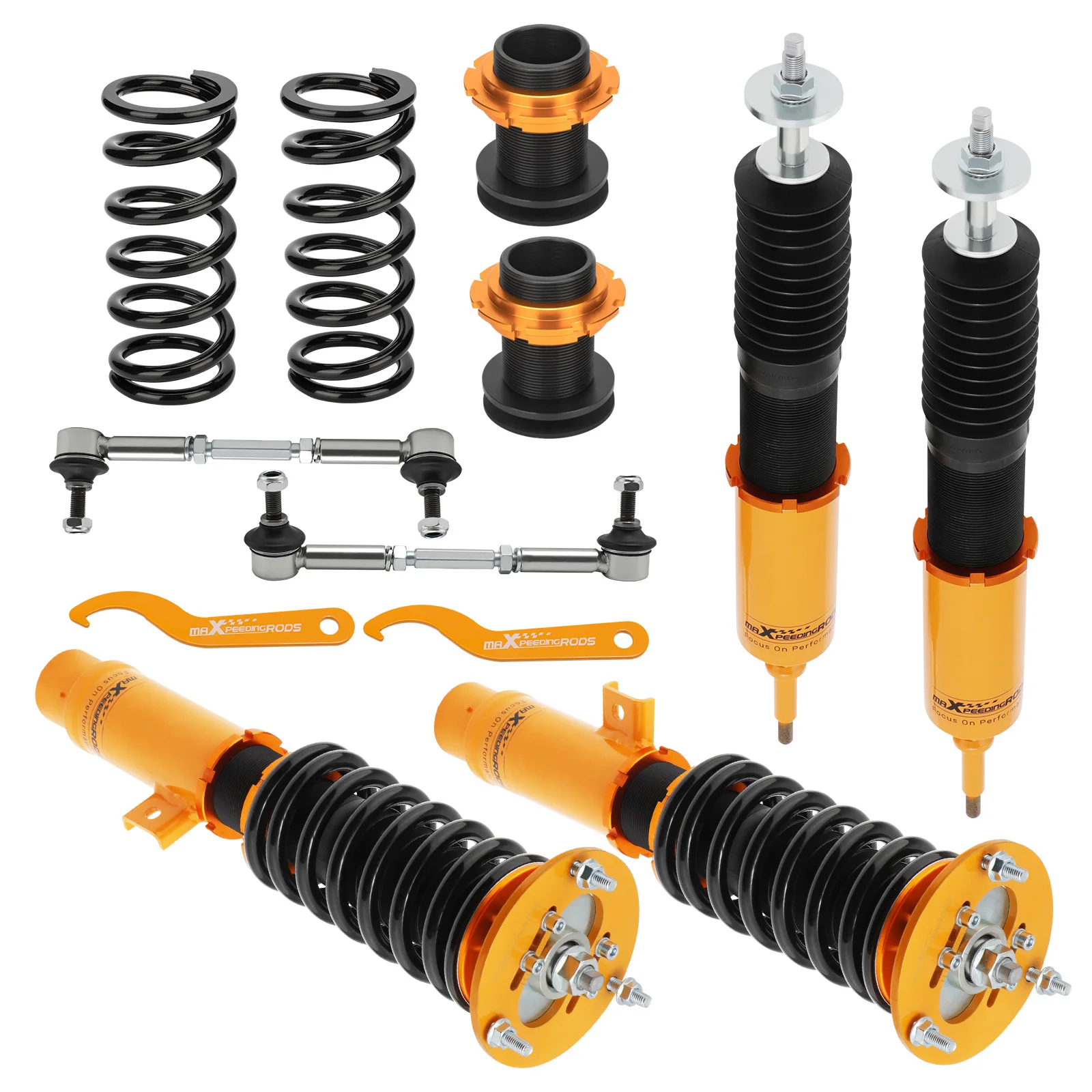 Adjustable Coilovers + Rear Camber + Toe Arm Kit For BMW 3-Series E92 RWD 06-13 3 Series 325i 328i 335i E92