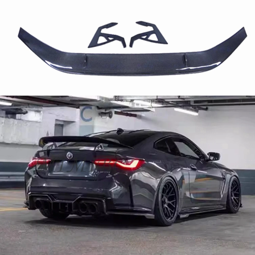 

Real Carbon Fibe Rear Trunk Lid Ducktail Spoiler Wings For BMW G20 G28 G22 G23 G26 G80 G82 M3 M4 Car Styling Tuning Accessories