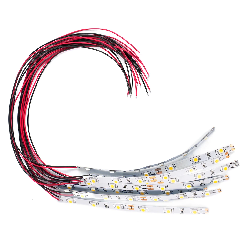 Accessories Dollhouse LED Light Strip Decoration 20 Cm Long 20mA/30mA Building Flexible Layout Light Pre Wired