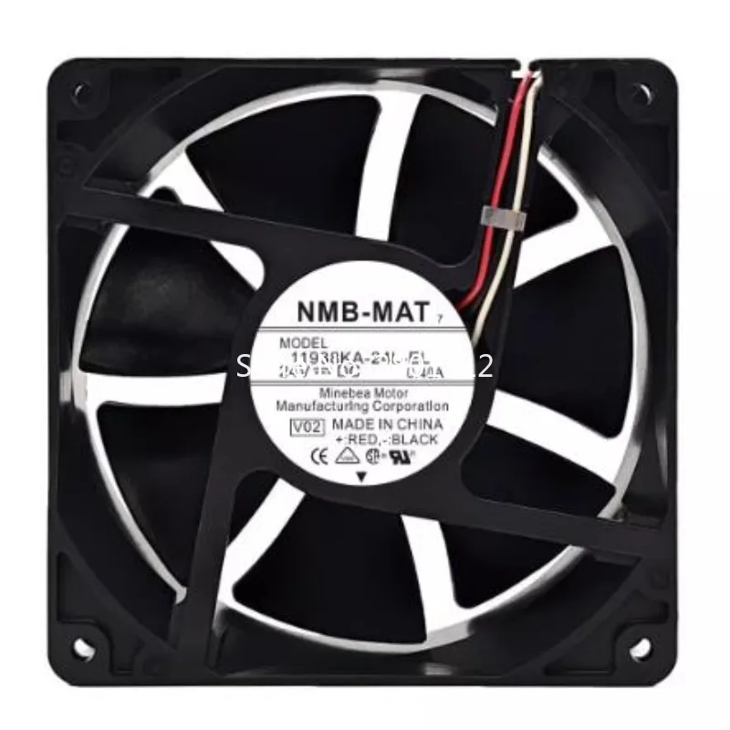 New Fan for NMB 11938KA-24L-EL 11938KA-24K-FT 11938KA-24L-ET / NL / FL 24V 0.4A 3 Lines Cooling Cooler Fan 120 * 120 * 38MM