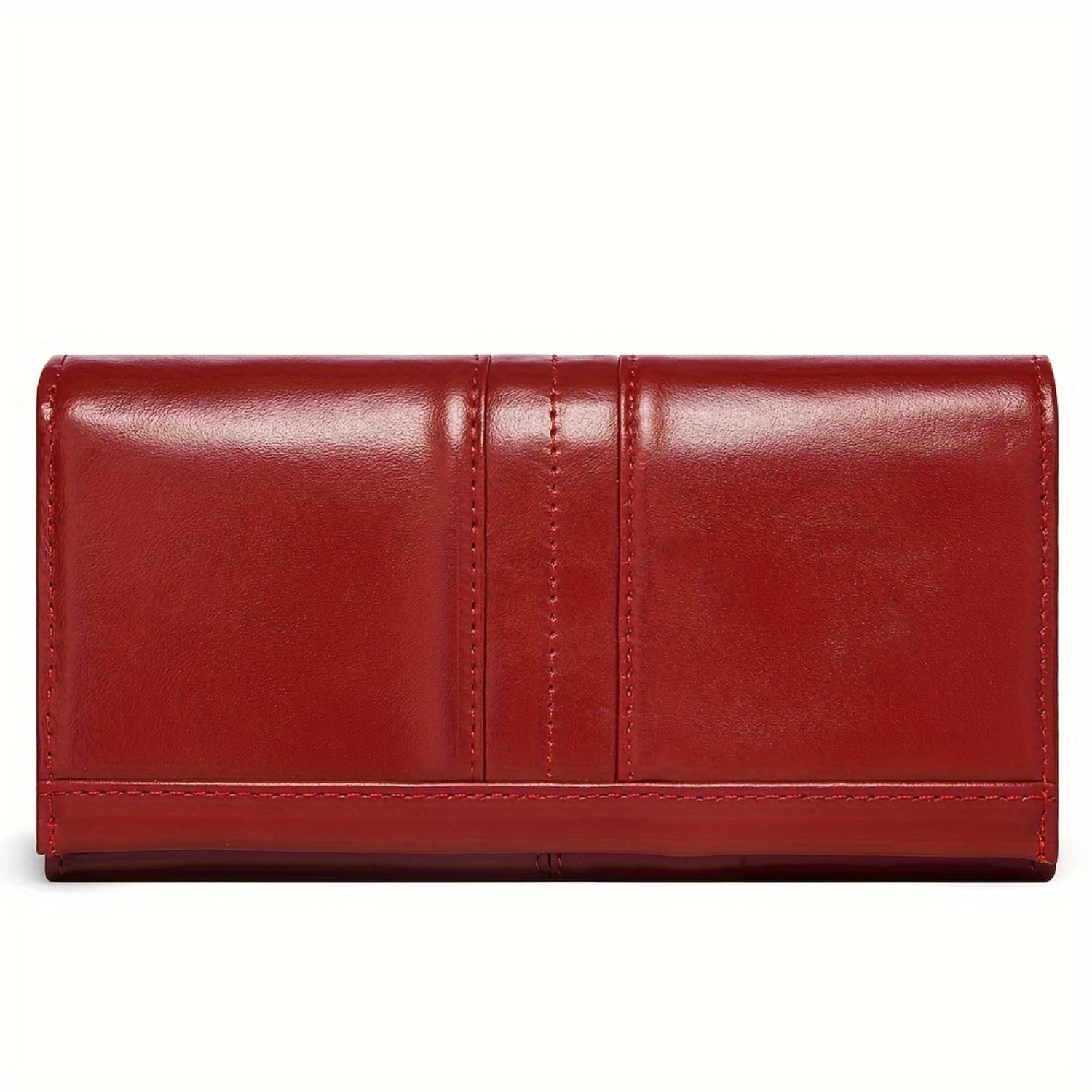 

Classic Solid Color Vintage Long Walet, Versatile Textured Coin Purse, Versatile Credit Card Holder