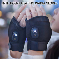 Winter Work Gloves Men Women Rechargeable Wireless Fingerless Heated Work Gloves For Women Men