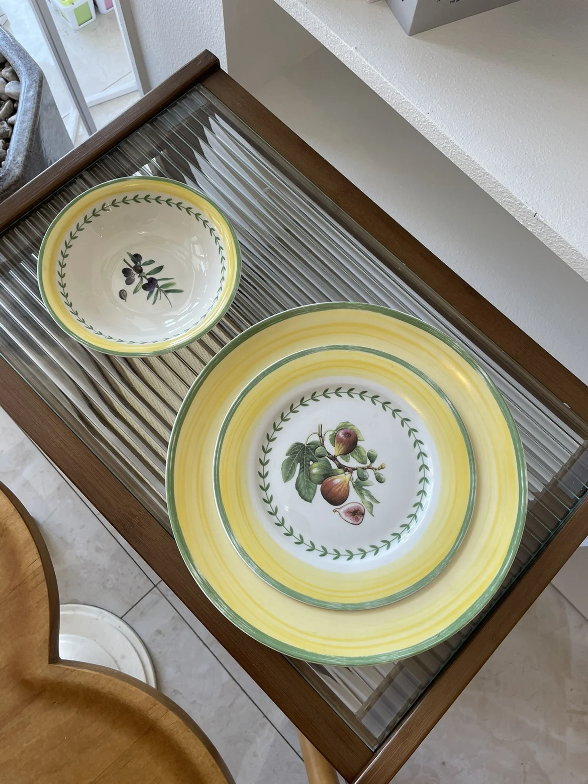 Hand-Painted Fruit …