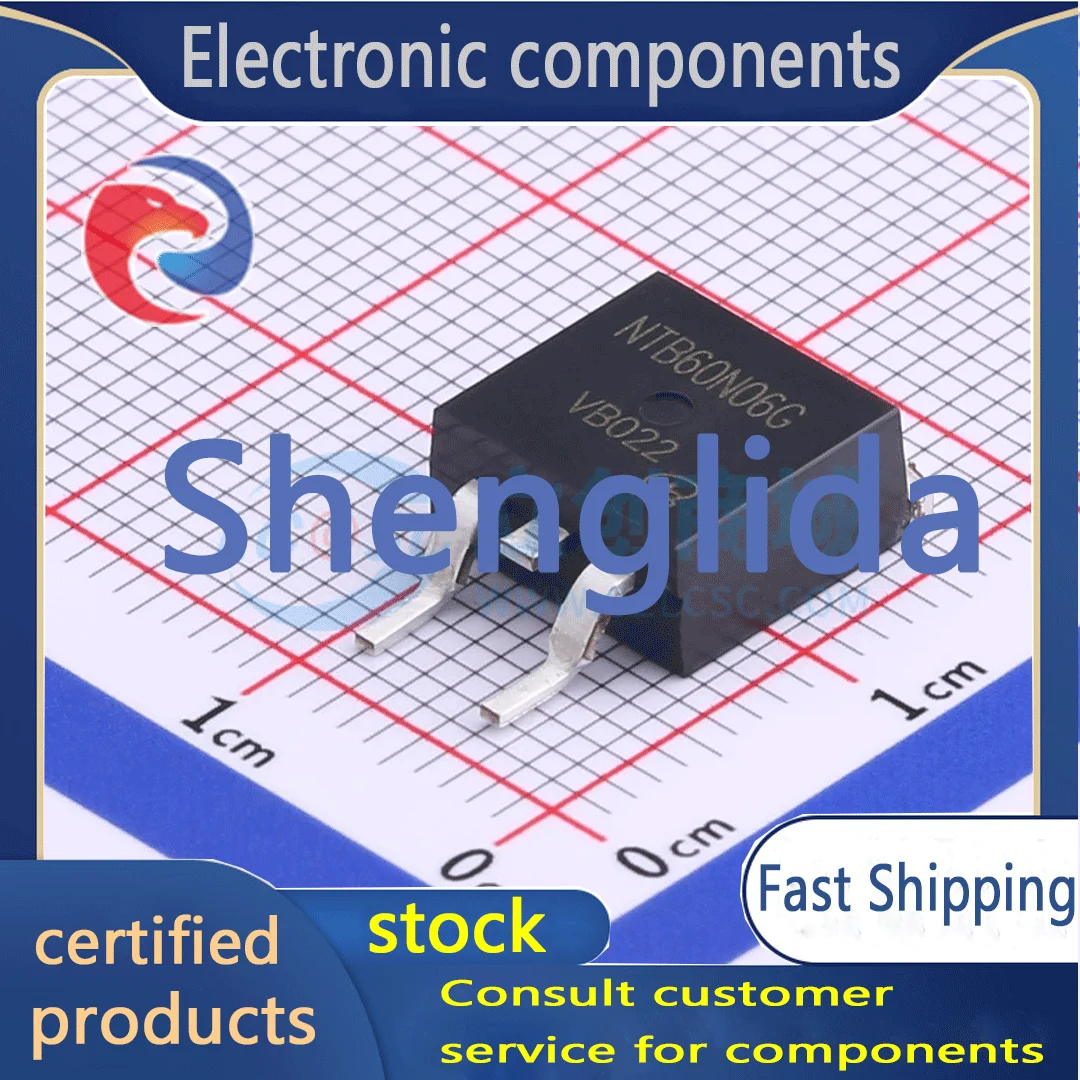 

NTB60N06G package TO-263 field-effect transistor (MOSFET) brand new stock 1PCS