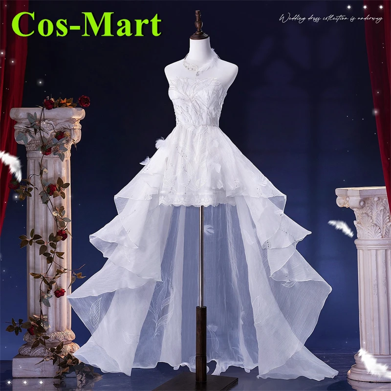 Cos-Mart Love And Deepspace Sylus Cosplay Kostüm Sylus Hochzeitskleid Heldin Hallowmas Student