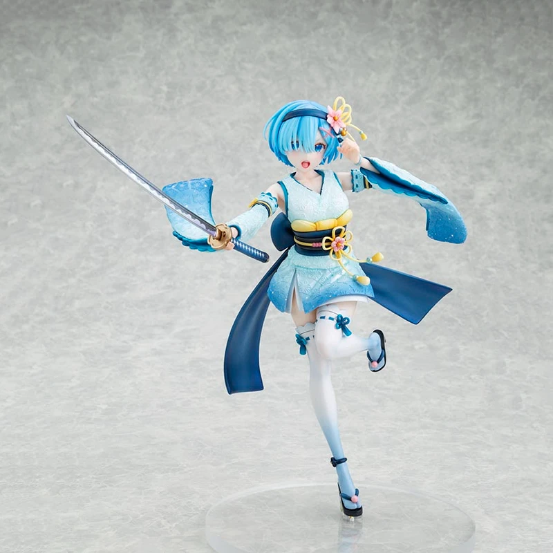 Figur Anime Asli KDcolle Remu Re: Life a Different World from Zero, Model Patung, Boneka, Ornamen, Koleksi, Mainan, Hadiah