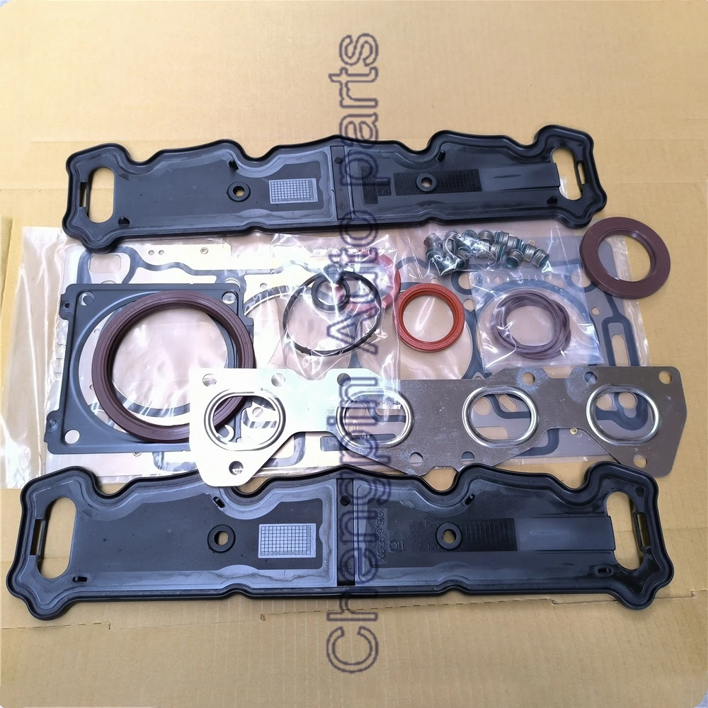 0197P5 0197.P5 Engine Full Seal Kit Set  Oil Cooler Cylinder Head Gasket For Peugeot 206 307 1.6 TU5JP4 Engine overhaul package