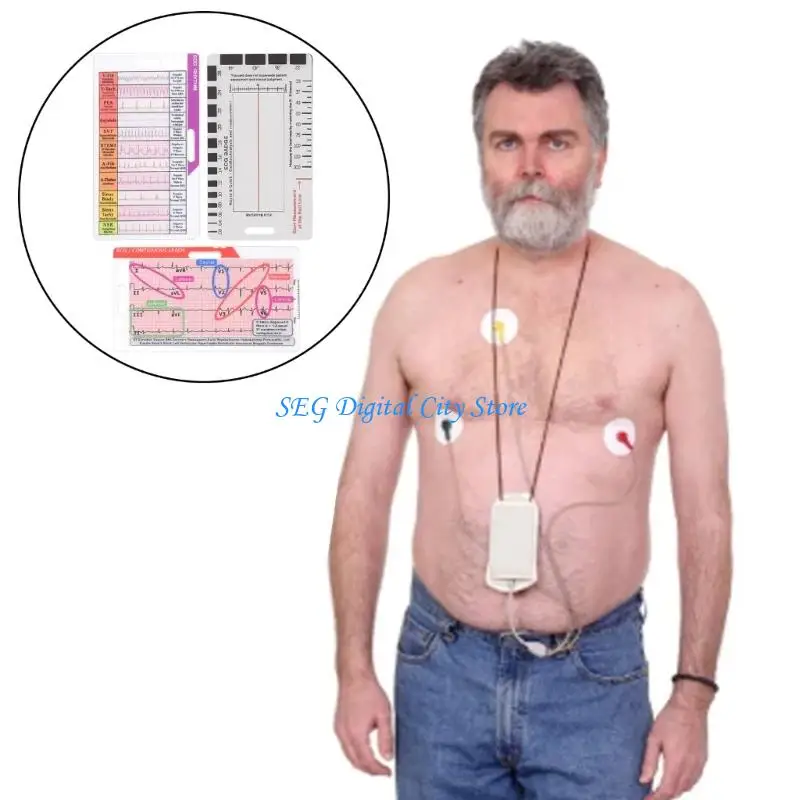 Carte règle en 7 étapes, carte mesure, Guide d'interprétation, 3 pièces, U75B