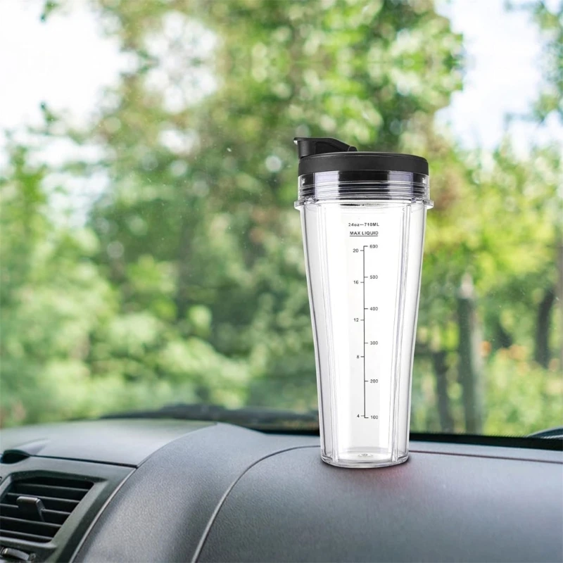 M2EE 플라스틱 주스 컵 24OZ 플라스틱 블렌더 컵 Juicing 기계 부품 블렌더 교체 컵 SS101 SS300 용 플라스틱 질감