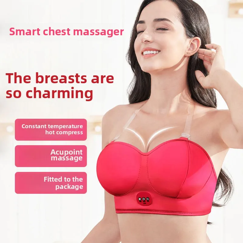 

Ladies Electric Chest Massager Home Massager Heated Bra UnderwearUnderwearBioWave Lingerie - Micro-Massage Tech Meets Elegance
