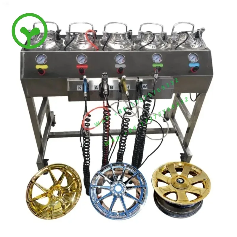 10L chrome plating system spray booth multi-sided painting equipment mirror effect/water chrome machine